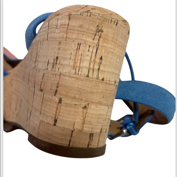 Pre loved Coach Women’s Becka Open Toe Casual Platform Suede Sandals Sz 6.5 - Picture 7 of 10